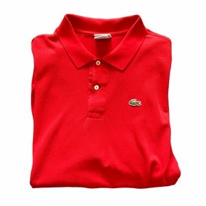 Men’s Lacoste Red Classic Short Sleeve Polo